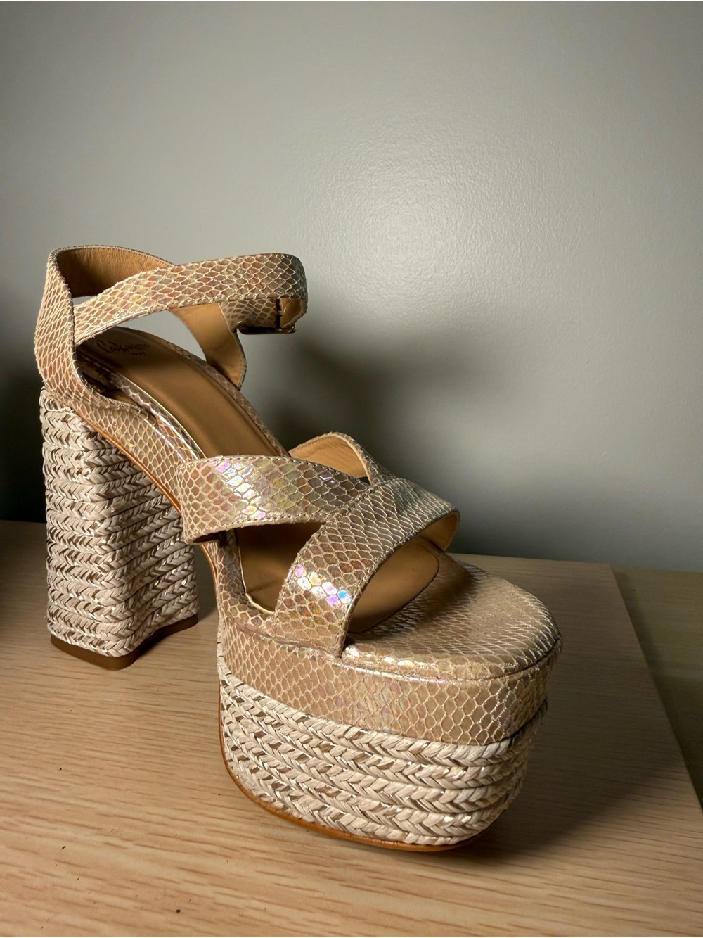 Castañer Alice Platform Sandal Color way - Iris